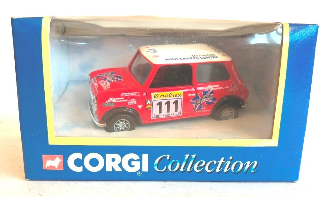 Mini MONTE CARLO rally CORGI collection # 04408., Ophalen of Verzenden, Zo goed als nieuw, Auto