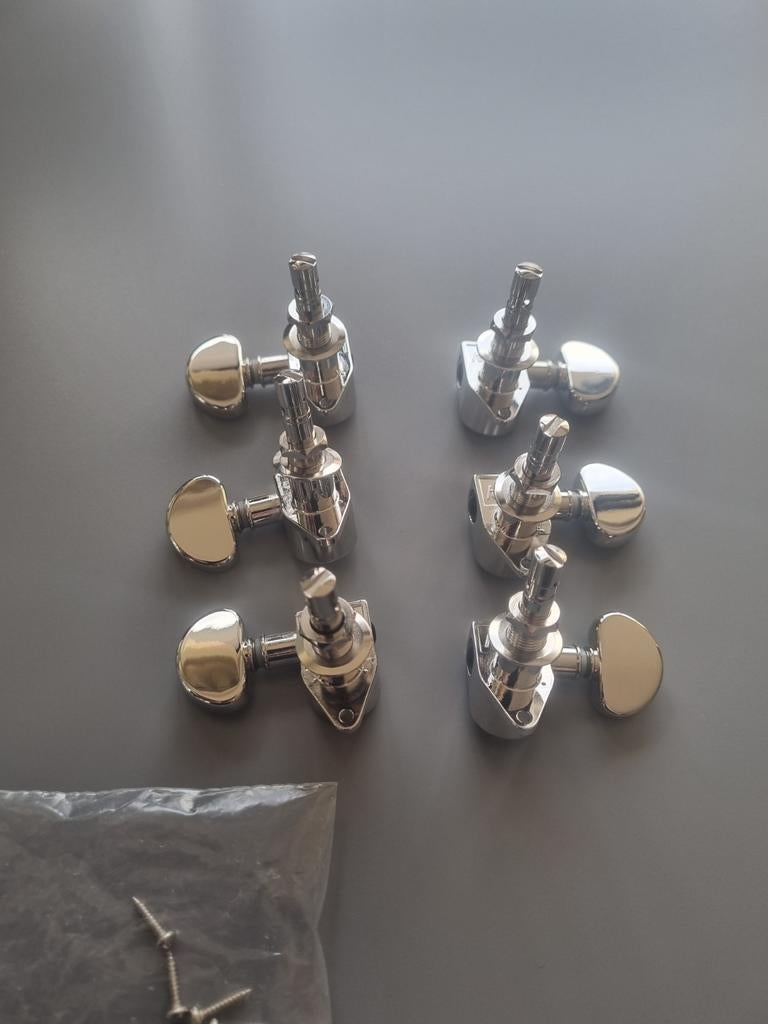 Accordeurs Grover Locking - 106N Locking Rotomatics Nickel -, Enlèvement ou Envoi