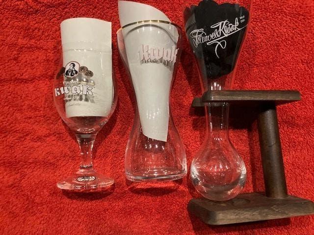 3 VERRES DE KWAK BRASSERIE BOTEELS BUGGENHOUT, Collections, Enlèvement ou Envoi, Comme neuf, Verre ou Verres