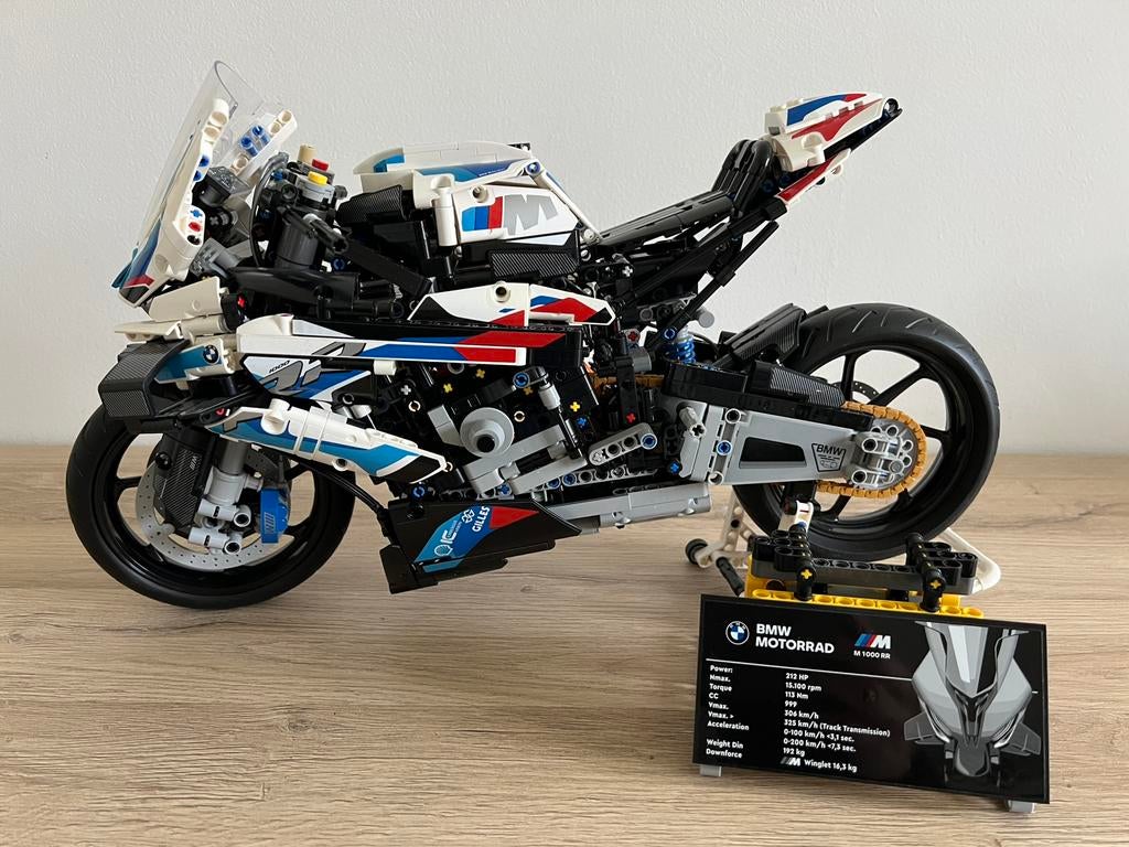 Lego BMW M1000R 42130, Ophalen, Zo goed als nieuw, Complete set, Lego