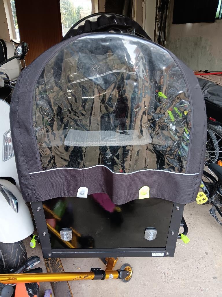 Bakfiets, Vélos & Vélomoteurs, Vélos | Vélos avec bac, Comme neuf, Autres marques, 4 enfants ou plus, Électrique, Enlèvement