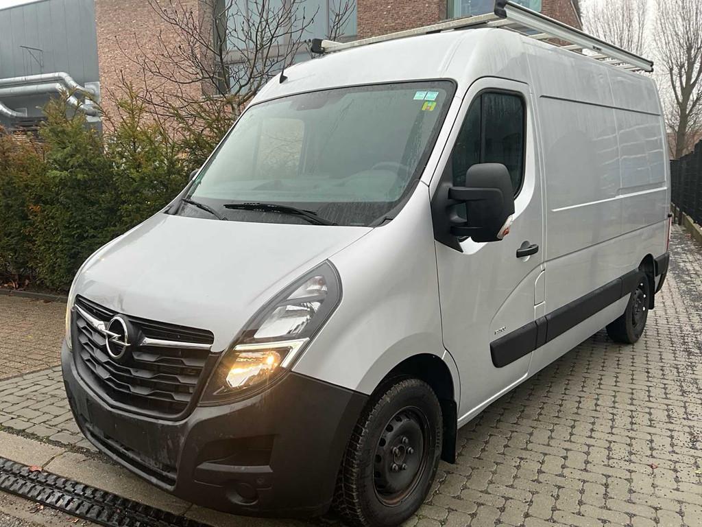 2020 Opel Movano - 3 pers - airco - trekhaak, Auto's, Gebruikt, Euro 6, Movano, Bedrijf