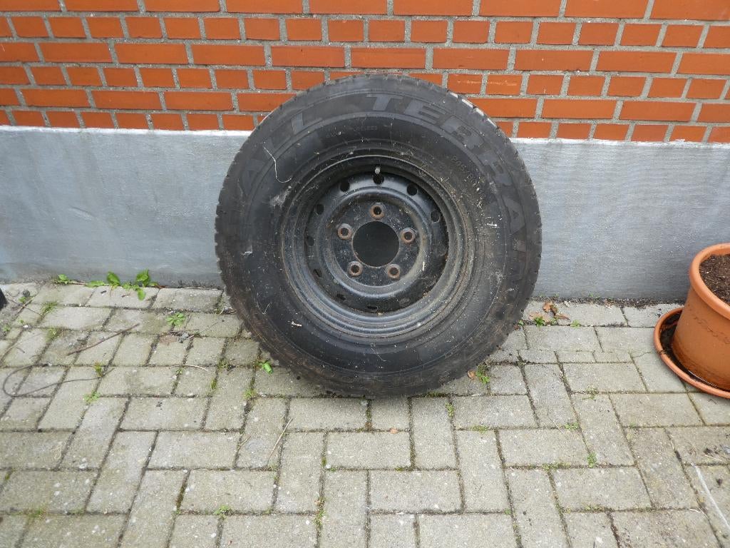 stalen velgen Defender met woestijnbanden, Auto-onderdelen, Ophalen, Overige, Gebruikt, Banden en Velgen