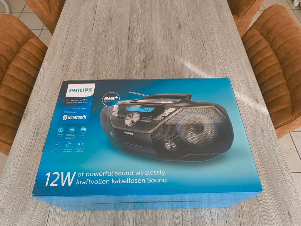 Philips cd en cassette speler - zeer goede staat, Audio, Tv en Foto, Cd-spelers, Zo goed als nieuw, Philips, Draagbaar, Met radio