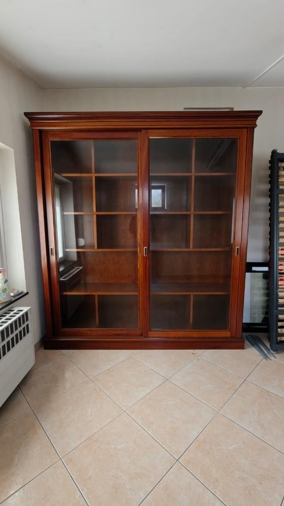 Vitrine ou bibliothèque, 25 à 50 cm, Avec porte(s), 200 cm ou plus, Enlèvement