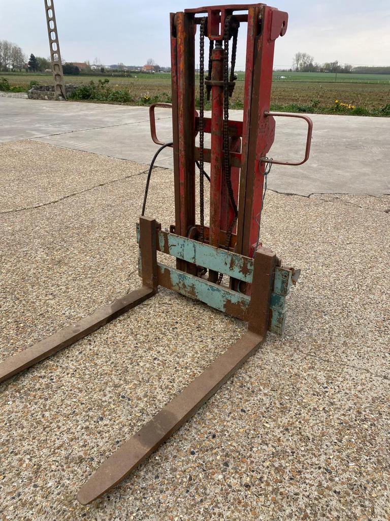 Hefmast voor traktor, Ophalen