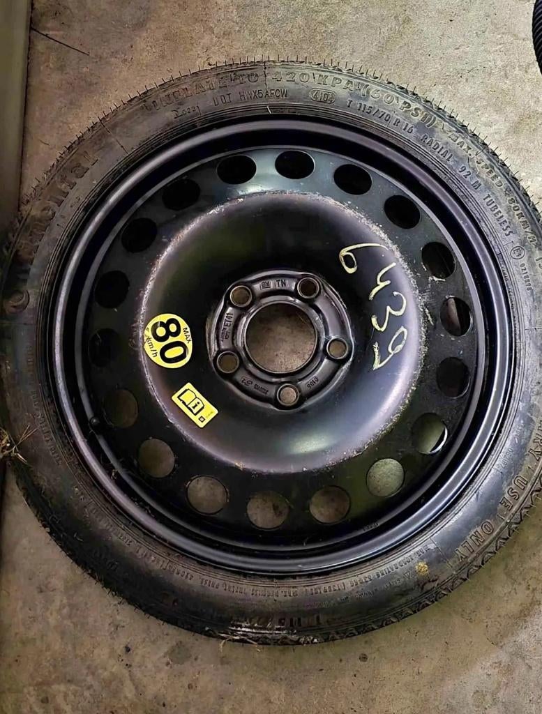 Roue de secours galette opel 5x110 ( neuve), Autos : Pièces & Accessoires, Enlèvement, 16 pouces
