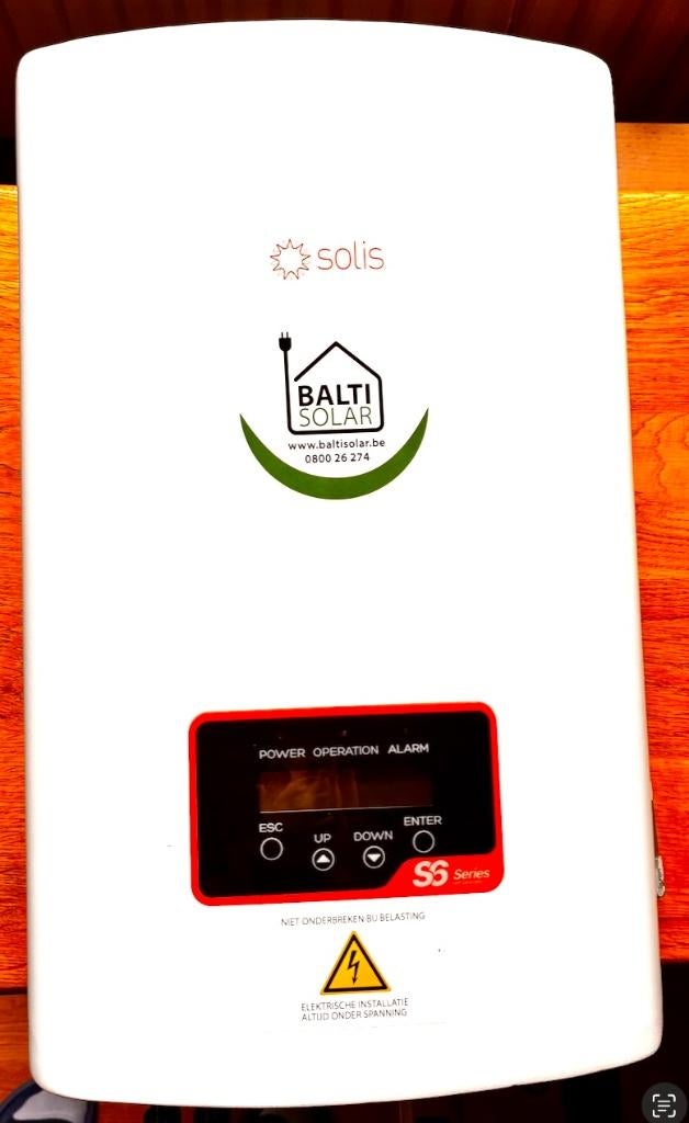 Omvormer SOLIS 1P-3K voor zonnepanelen, Doe-het-zelf en Bouw, Ophalen, Zo goed als nieuw