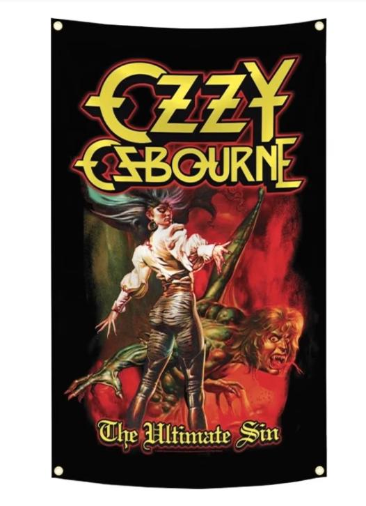 Grote vlaggen Ozzy Osbourne (150x90cm), Ophalen of Verzenden, Nieuw