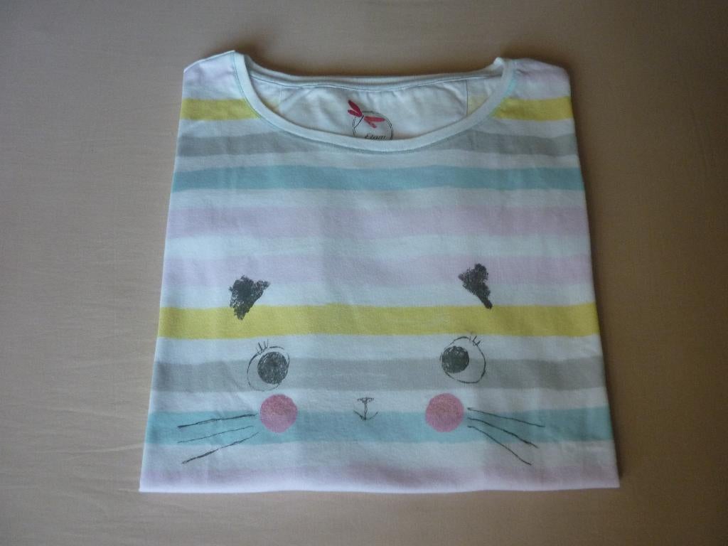 Gestreept Zomernachtkleed Etam, Kleding | Dames, Ondergoed en Lingerie, Etam, Ophalen of Verzenden, Roze, Nachtkleding