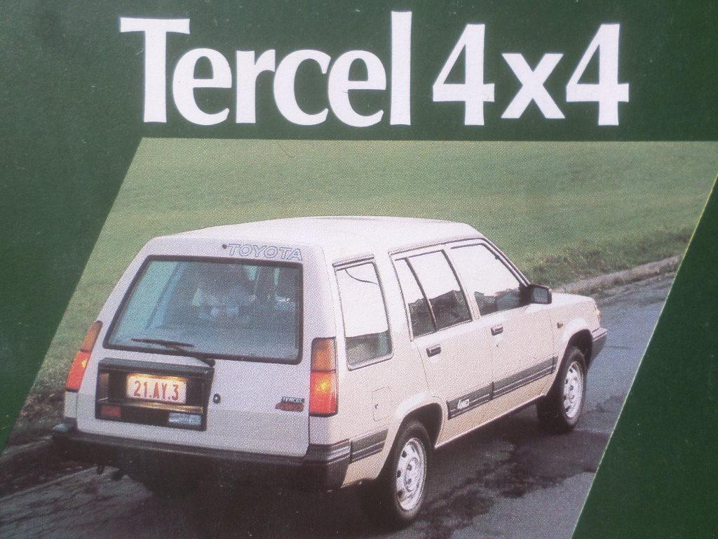 Toyota Tercel 4 x 4 Brochure - FRANS, Boeken, Auto's | Folders en Tijdschriften, Toyota, Ophalen of Verzenden