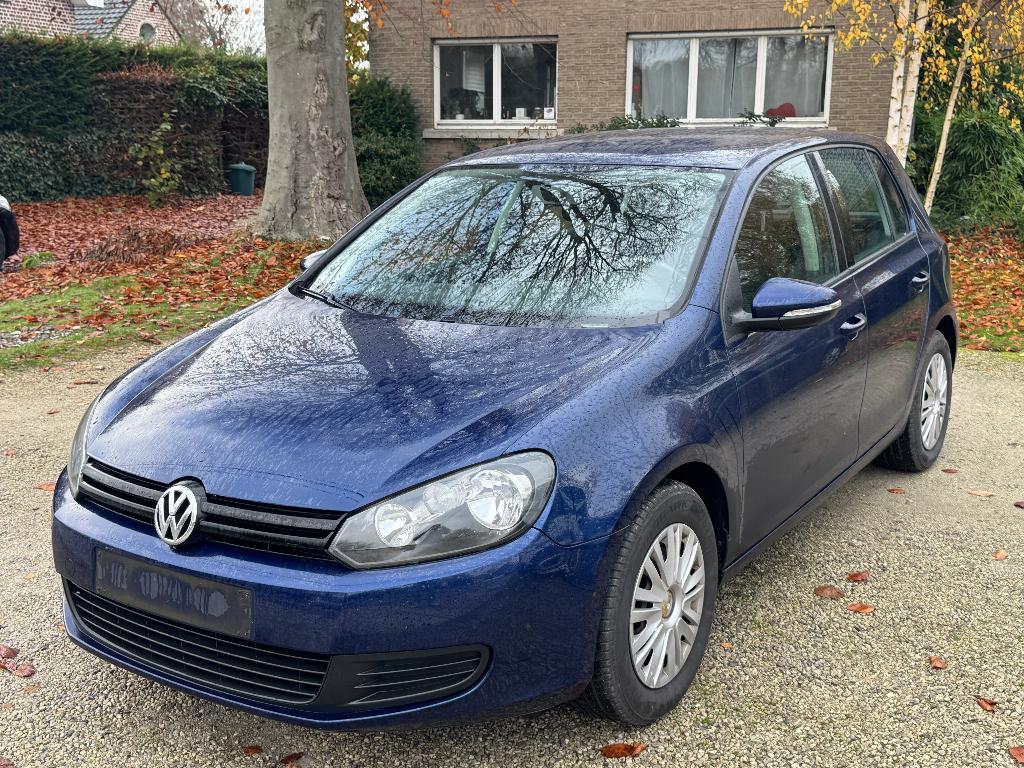 VW Golf 1.4 / 135.000 / Airco / Benzine / Euro 5, Auto's, Volkswagen, Voorwielaandrijving, Euro 5, Stof, Zwart