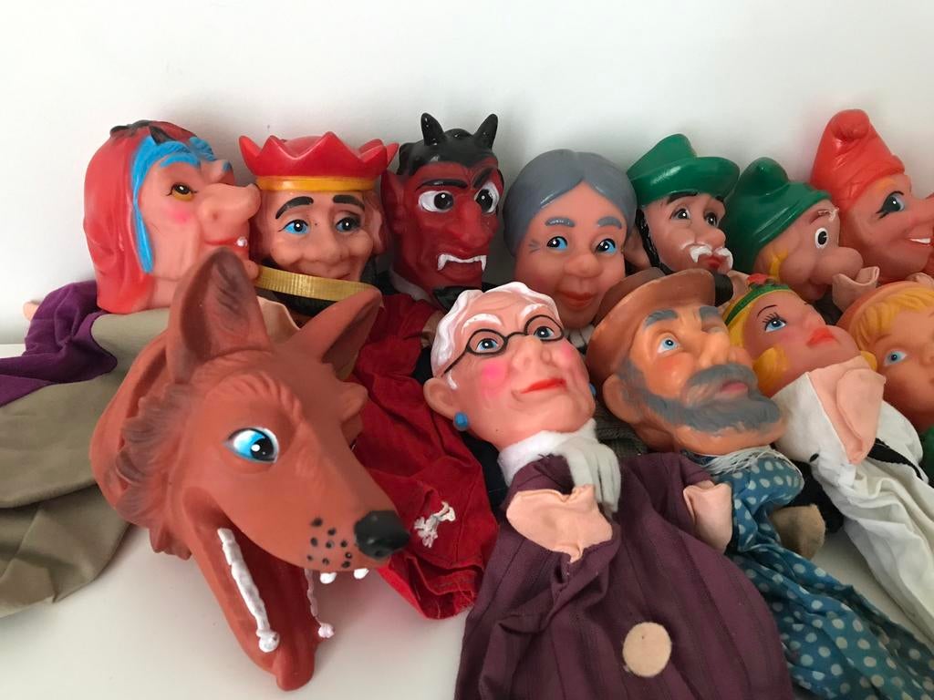 Lot de marionnettes vintage, Collections, Enlèvement ou Envoi, Utilisé