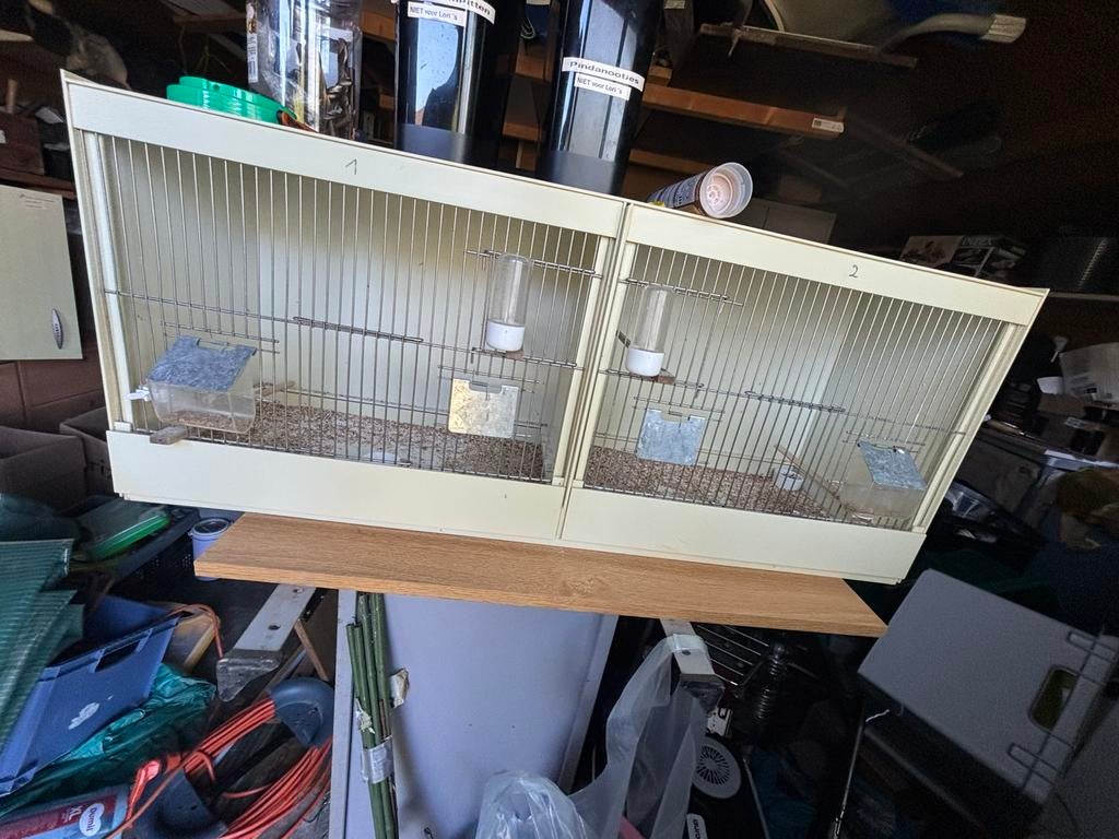 Dubbele pvc kweekkooi, Enlèvement, Utilisé, Synthétique, Cage d'élevage