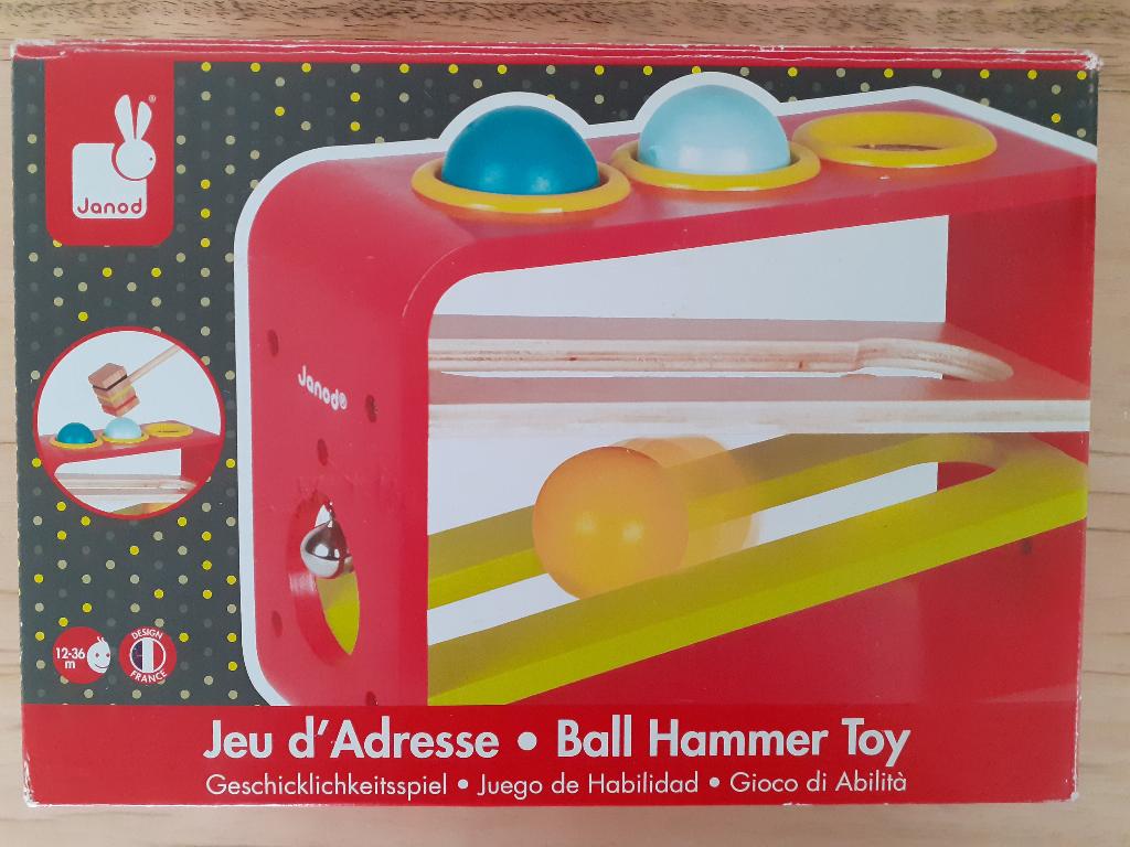 Janod Frappa Ball, Kinderen en Baby's, Speelgoed | Houten speelgoed, Ophalen, Gebruikt, Overige typen