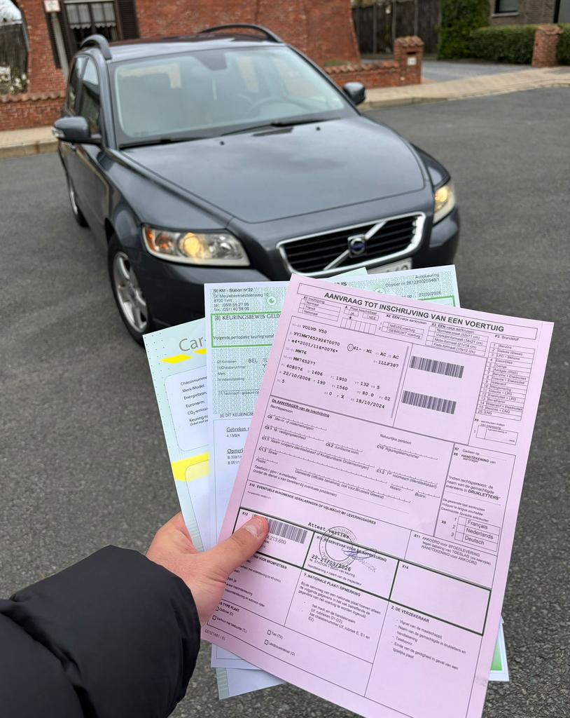 Volvo V50 Euro 5, te koop aangeboden., Autos, Euro 5, Achat, Entreprise, Boîte manuelle