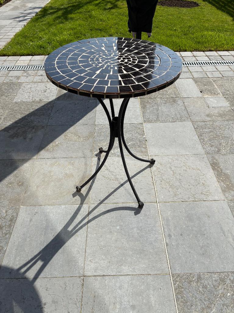 Bistrotafeltje, Huis en Inrichting, Ophalen, Gebruikt, Rond