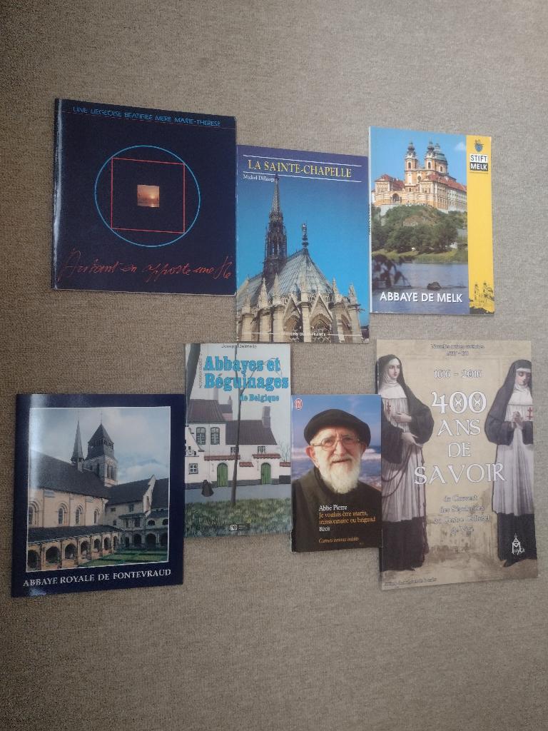 Lot " religion " diverses abbayes, Sainte-Chapelle et autres, Enlèvement ou Envoi, Utilisé, Christianisme | Catholique