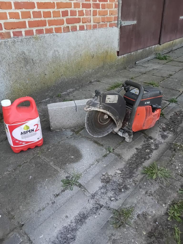 Husqvarna  slijper, Ophalen