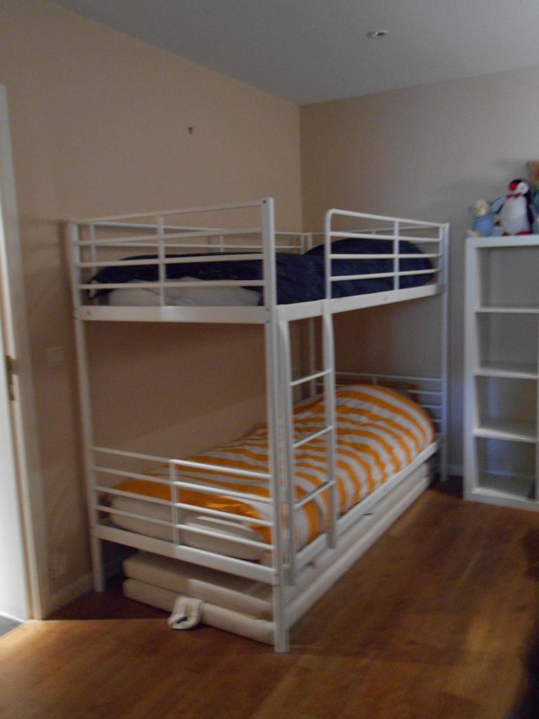 Ikea lit superposé, Maison & Meubles, Enlèvement, Blanc, Métal, 90 cm