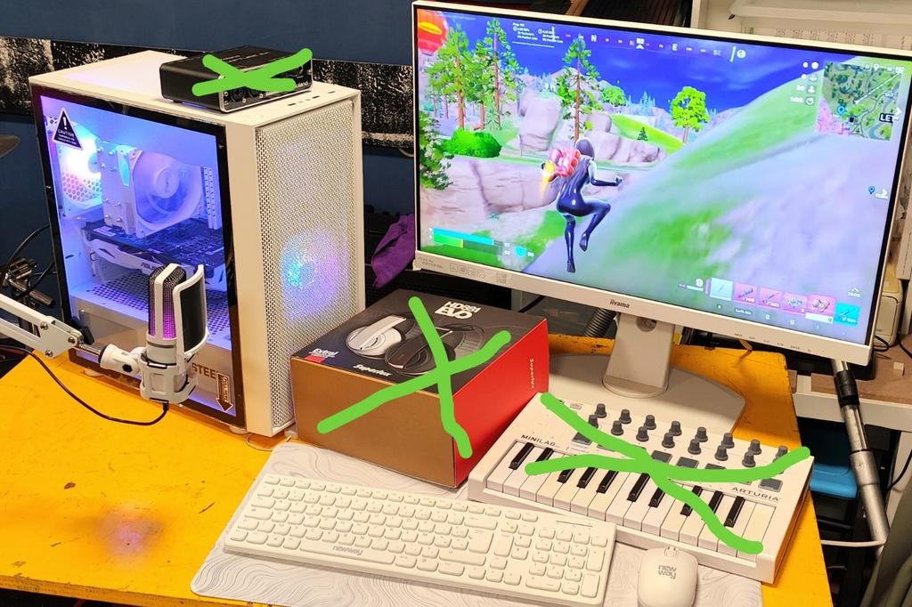 Gaming PC setup complet jamais utilisé, Enlèvement, Custom