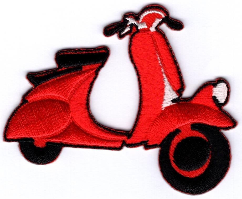 Vespa stoffen opstrijk patch embleem #7, Envoi, Neuf