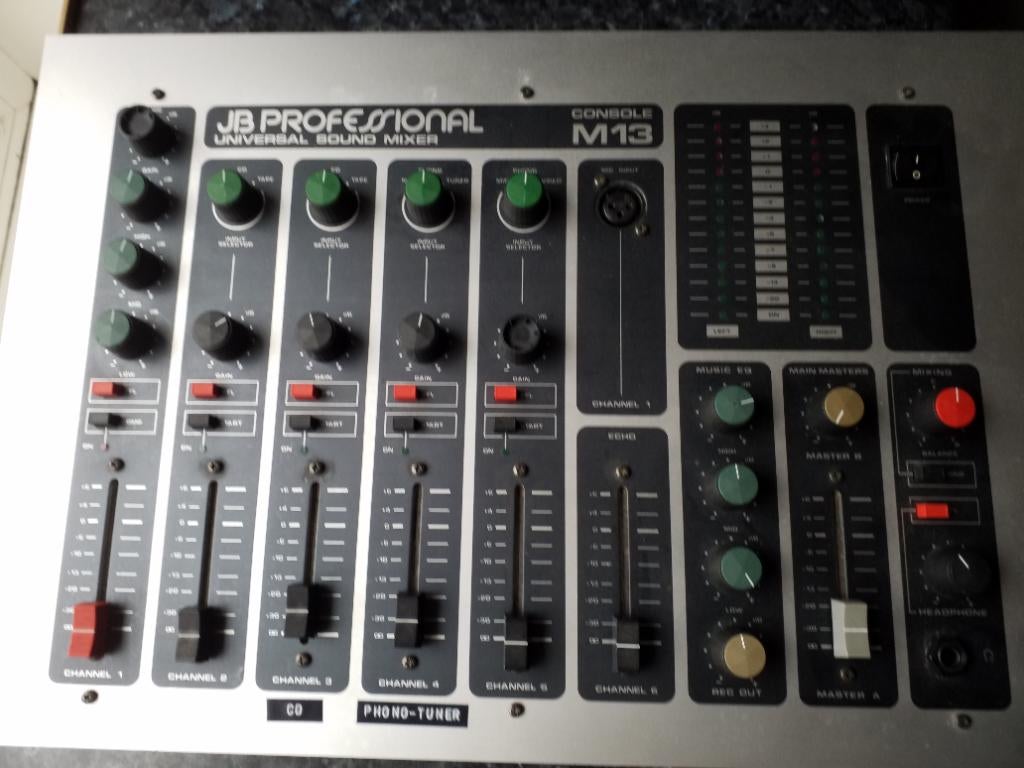 JBS M 13 , professioneel mengpaneel ,zeer goede staat, Muziek en Instrumenten, Mengpanelen, Ophalen, Zo goed als nieuw