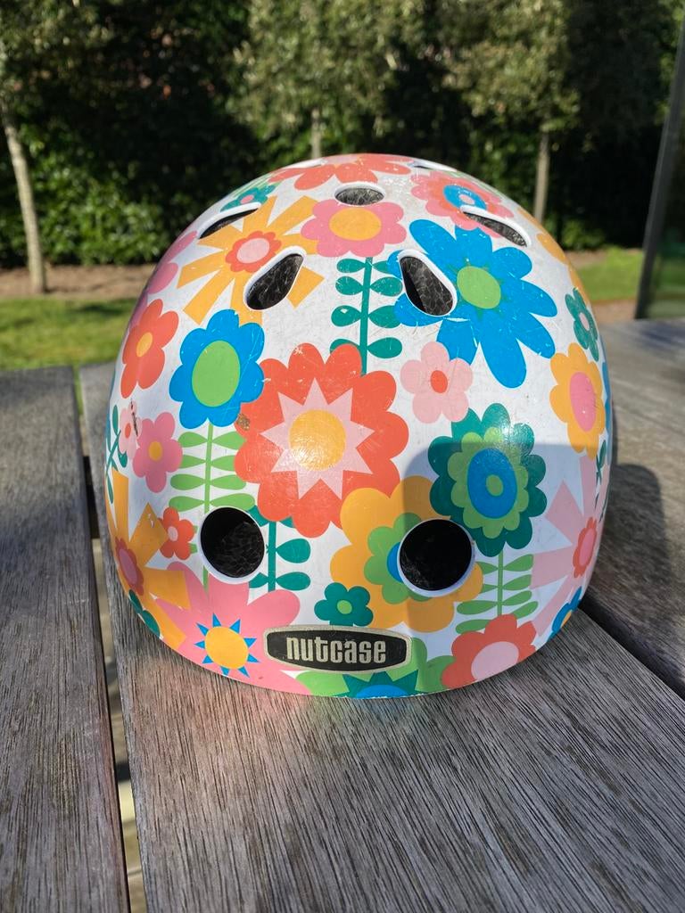Kinderhelm Nutcase, Fietsen en Brommers, Fietsaccessoires | Fietshelmen, Ophalen, Gebruikt, XS, Jongen of Meisje