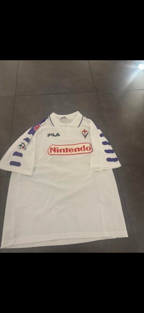 Matchworn fila  fiorentina luis oliveira rode duivel, Verzamelen, Sportartikelen en Voetbal, Ophalen, Zo goed als nieuw