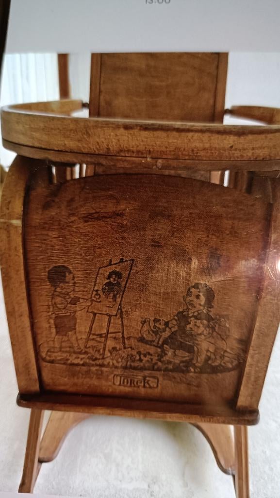 Oude kinderstoel TORCK, Enlèvement