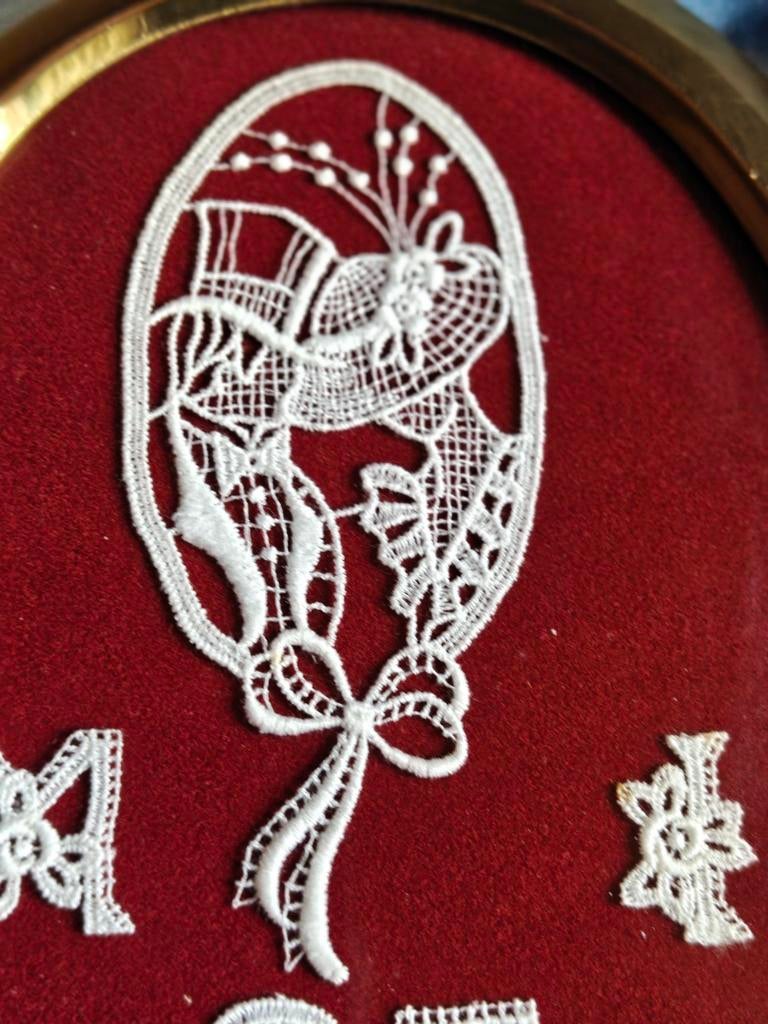 Kantwerk Huwelijk, Hobby & Loisirs créatifs, Dentelle, Enlèvement ou Envoi, Comme neuf