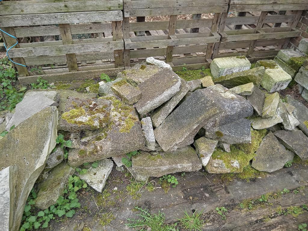 natuurstenen, Tuin en Terras, Tegels en Klinkers, Ophalen, Gebruikt, Natuursteen, Overige typen