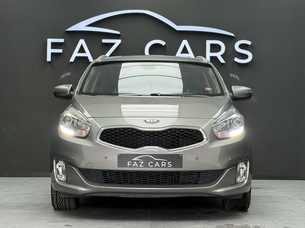 Kia Carens 1.7 CRDI Lounge * 1ER PROP + CAMERA + GPS + 7 PLA, Auto's, Kia, Euro 5, Gebruikt, Zwart, 4 cilinders