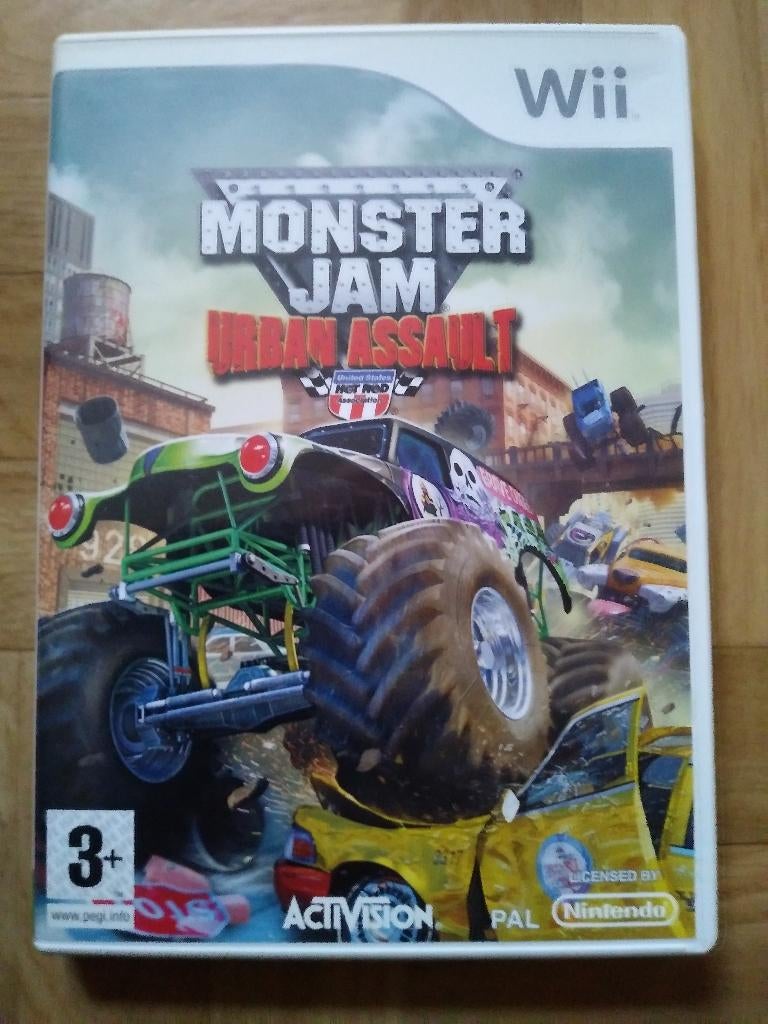 Monster Jam, Urban Assault voor Wii of Wii U, Games en Spelcomputers, Games | Nintendo Wii, Zo goed als nieuw, Racen en Vliegen