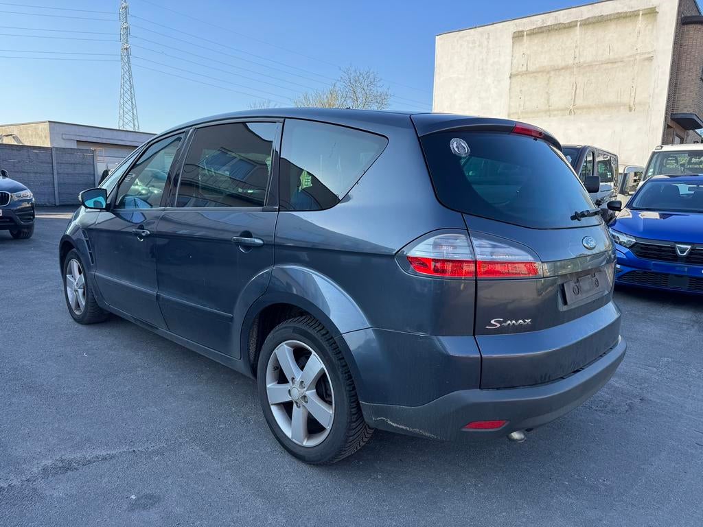 Ford S-Max 1.8 TDCI 92kw/125pk Bwj 2007 209.000 km, Auto's, Ford, Voorwielaandrijving, Monovolume, Zwart, 164 g/km