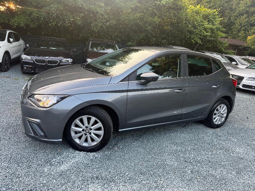 Seat Ibiza 1000cc essence Navigatie Clim 18.000km*Garantie 1, Capteur de stationnement, Argent ou Gris, Achat, Euro 6