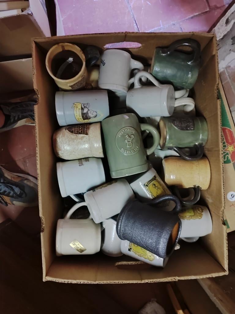 Choppe en grès, Enlèvement