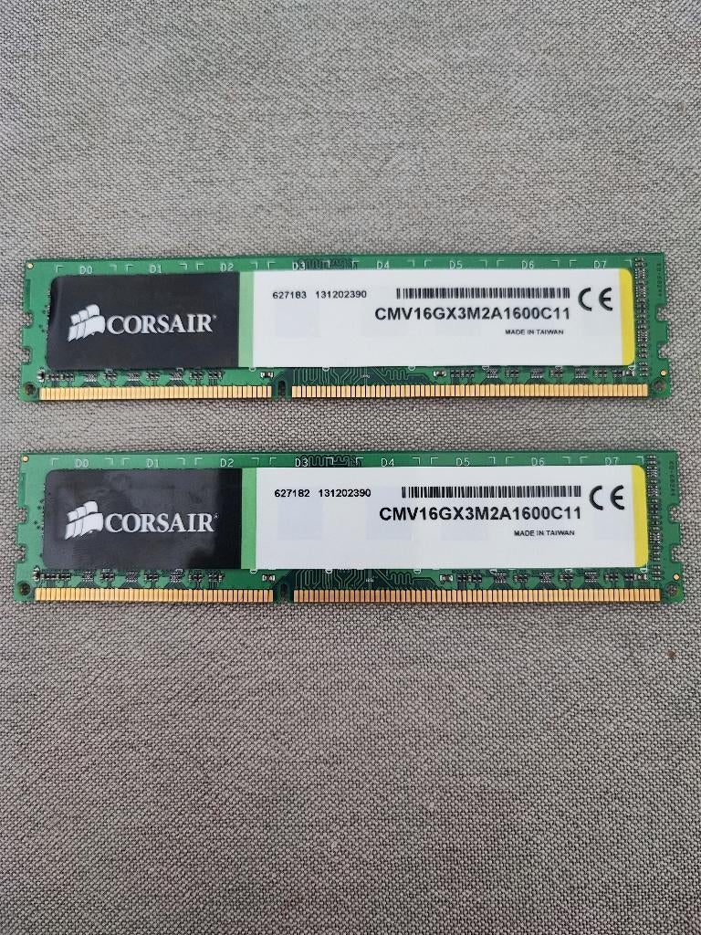 Corsair 16GB DDR3-1600MHz Desktop RAM Kit (2x8GB), Computers en Software, RAM geheugen, Desktop, DDR3, Ophalen of Verzenden