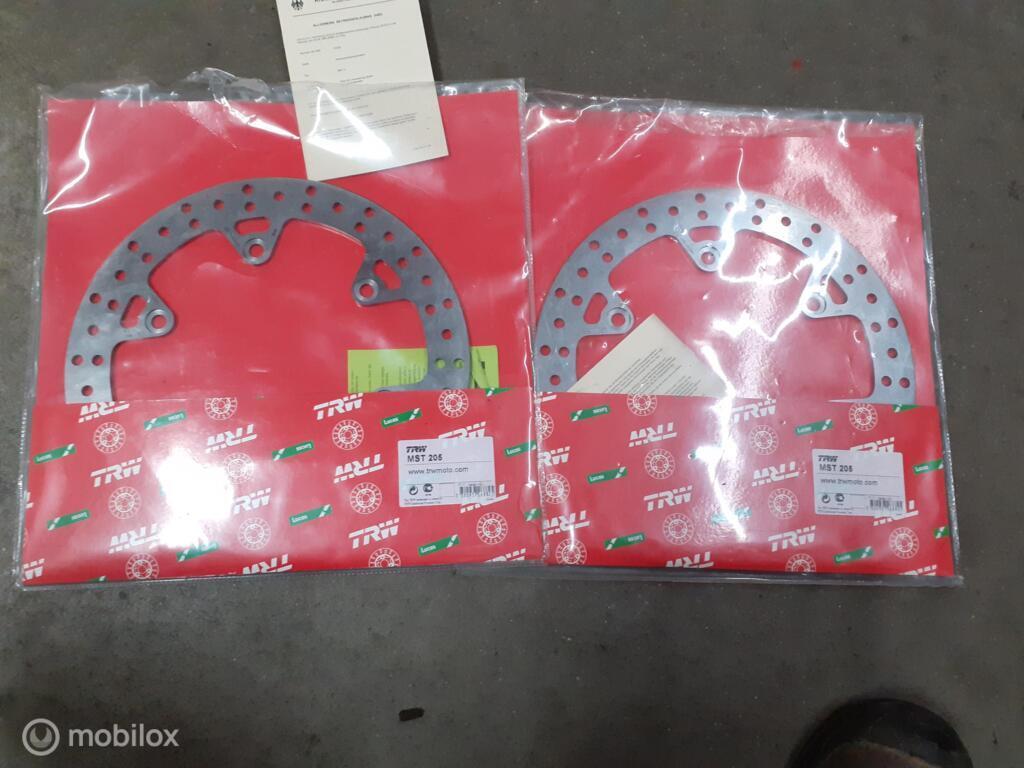 Nieuwe remschijven set TRW MST205 Triumph Tiger Honda CBR125, Motoren, Nieuw, Factorystore.service@ducati.com, Ophalen of Verzenden