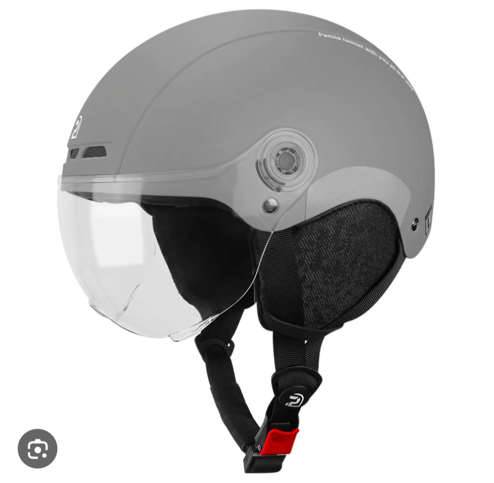 Casque avec visière transparente pour trotinette ou velo, Vélos & Vélomoteurs, Enlèvement, Neuf, Homme ou Femme, Pemila
