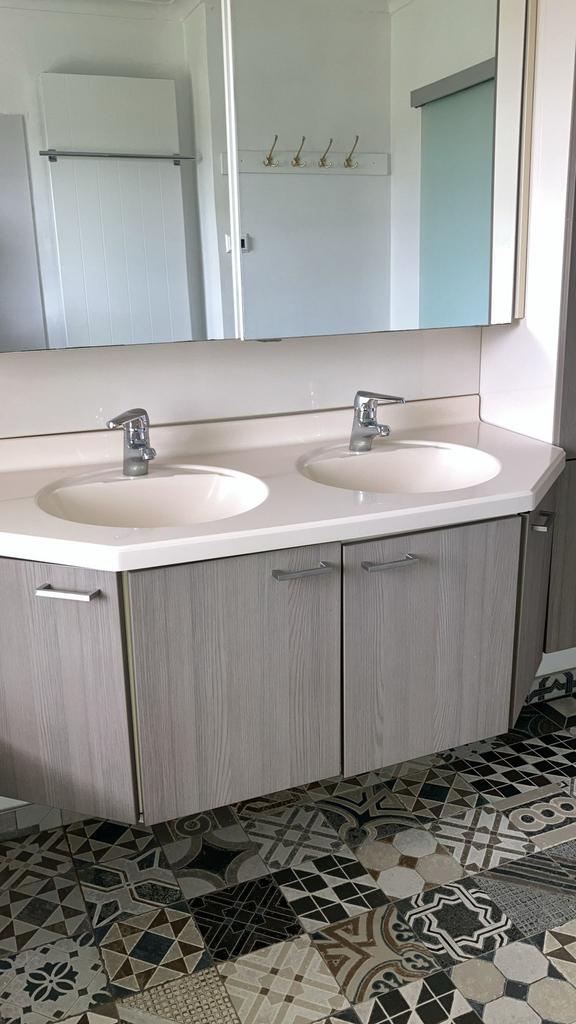 Mooi badkamermeubel dubbele spoelbak, Huis en Inrichting, Ophalen, Gebruikt