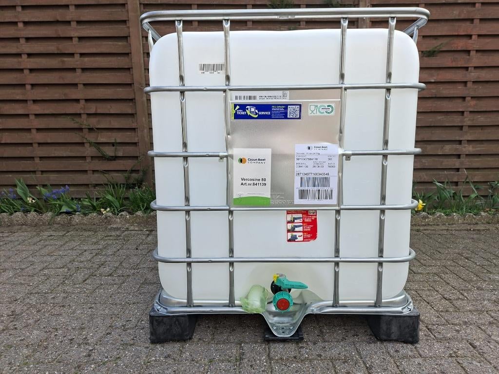IBC 1000L, 150 litres ou plus, Comme neuf, Synthétique, Enlèvement