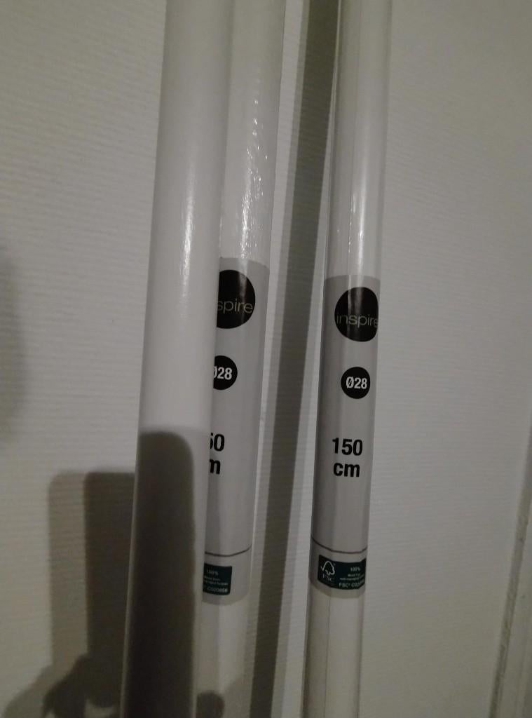 Tringle à rideaux Inspire 28, Neuf, Moins de 100 cm, 100 à 150 cm, Enlèvement