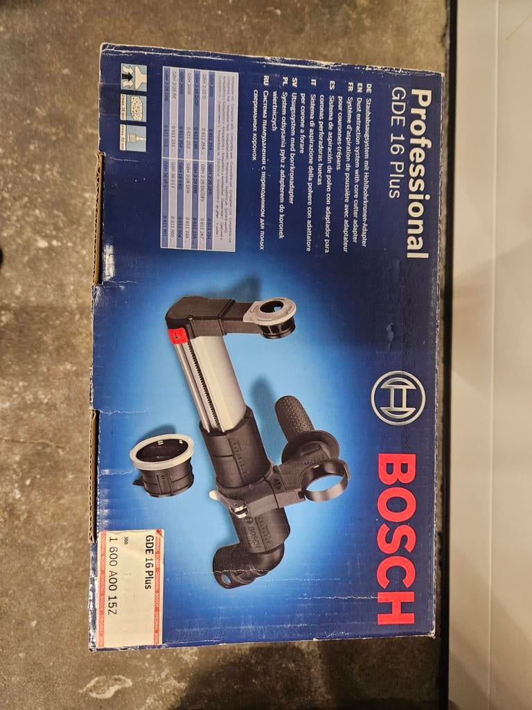 Bosch GDE 16 PLUS vacuümsysteem, Ophalen, Boormachine