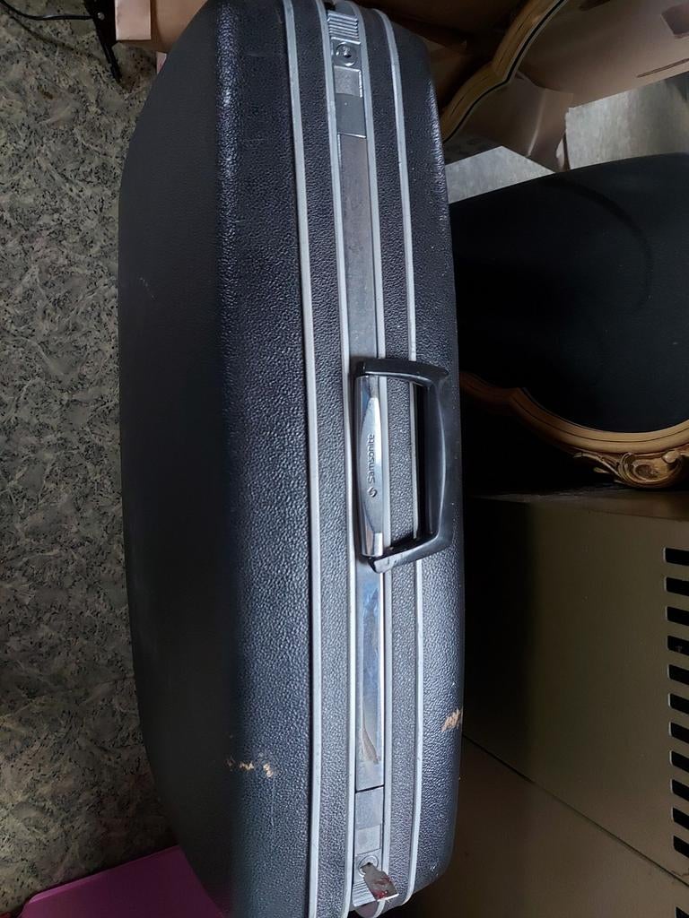 Vintage samsonite reiskoffer met wieltjes, Ophalen of Verzenden, Wieltjes