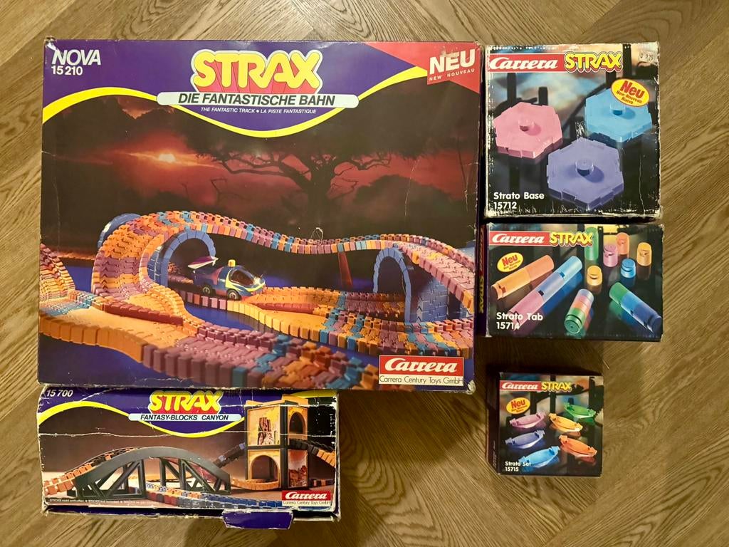 Carrera STRAX autobaan set, Ophalen, Gebruikt, Carrera