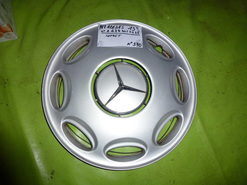 Mercedes 15" wieldop (nr. 370) 1 st perfect, Auto-onderdelen, Banden en Velgen, Velg(en), 14 inch, Gebruikt, Ophalen of Verzenden