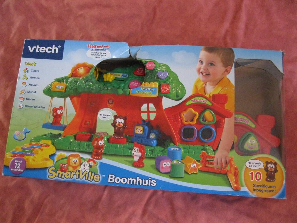 Jeu Smaartville Boomhuis V-Tech, Enfants & Bébés, Enlèvement ou Envoi, Comme neuf, 6 mois à 2 ans