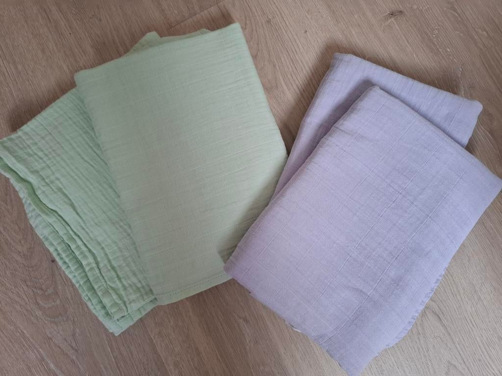 4 XL tetradoeken 110x110 cm, Ophalen, Zo goed als nieuw