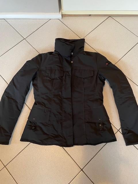 Donsjack Peuterey maat IT44, Kleding | Dames, Jassen | Winter, Zo goed als nieuw, Maat 38/40 (M), Zwart, Ophalen of Verzenden